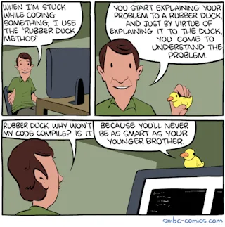 The "Rubber Duck Method"